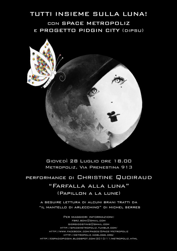Locandina Farfalla alla Luna Locandina Farfalla alla Luna