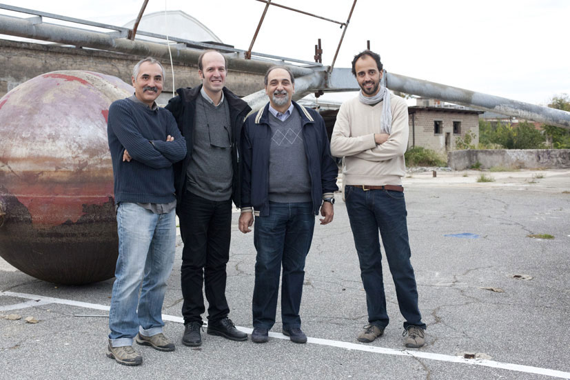 Guidoni con G. De Finis, F. Boni e Tino Franco