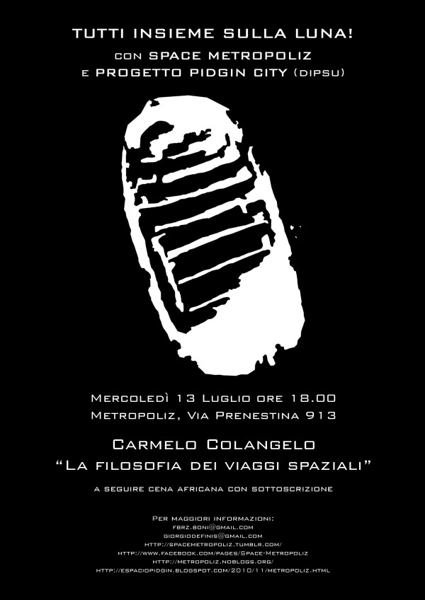 13 Luglio – La filosofia dei viaggi spaziali